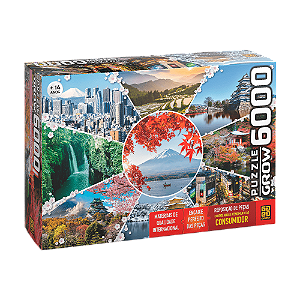 Paisagens do Japão - Quebra Cabeça 6000 peças