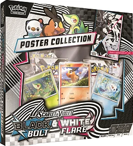 Pokemon TCG: Scarlet & Violet - Black Bolt & White Flare - Unova Poster Collection (inglês)