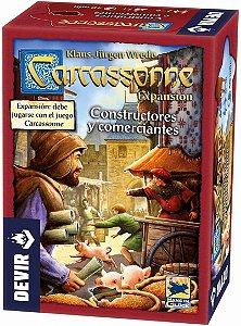 Carcassonne: Comerciantes e Construtores - 2ª edição (expansão)