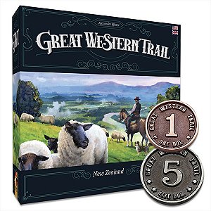 Kit Moedas Great Western Trail: Nova Zelândia