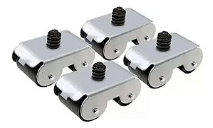 Pé Geladeira / Freezer Metal Galvanizado 4 Peças - Secalux