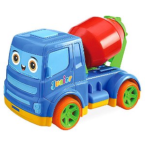 Brinquedo Carrinho Junior Machines Betoneira Usual