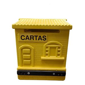 Caixa Caixinha De Correio Pvc Para Correspondência Cartas Para Grade E Portão Lubian