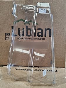 Kit 100 Telhas Translucida Romana 40x21 Injetada Rigida Lubian