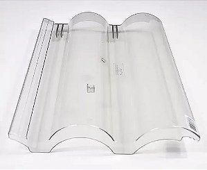 Kit 30 Telhas Transparente Tradição / Tégula - Injetada