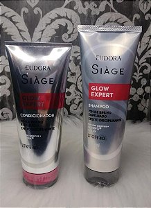 Kit Shampoo e Condicionador Glow Expert Siage Eudora