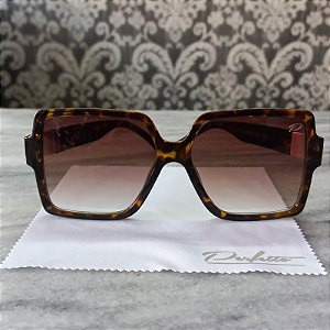 Óculos Solares Coleção Girl Boss Modelo Onça Quadrado