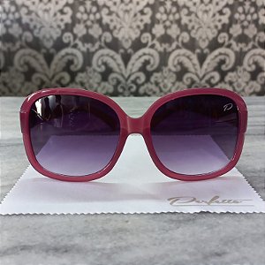 Óculos Solares Modelo Quadrado Bordô