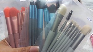 Kit Mini Pincéis Maquiagem de Bolsa