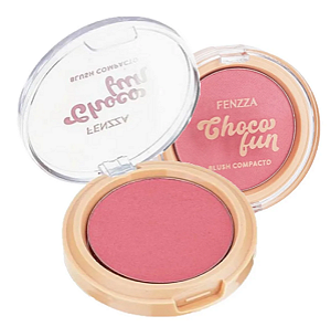 Blush compacto choco fun cor ruby
