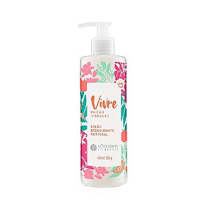 Loção hidratante paixão vibrante vivre l'occitane
