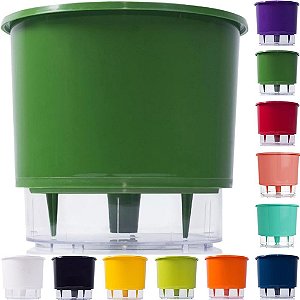 Vaso Raiz Autoirrigável Grande Rainbow Plantar Flores Jardim Vertical