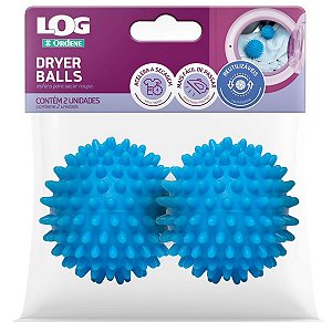 Esferas para Máquina Secar Roupas Dryer Balls Ordene Kit 2 Bolinhas