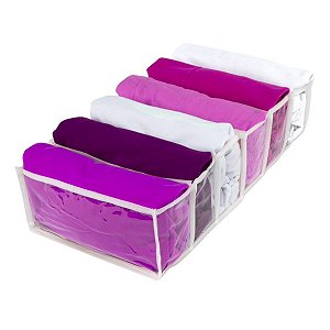 Organizador Colmeia M 20x40 Flexível 6 Divisórias Gavetas My Closet