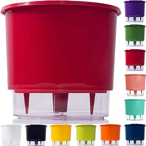 Vaso Raiz Autoirrigável Pequeno Rainbow Plantar Flores Jardim Vertical
