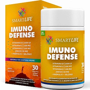 Suplemento Imuno Defense Vitaminas Aumenta Imunidade 30 Cápsulas