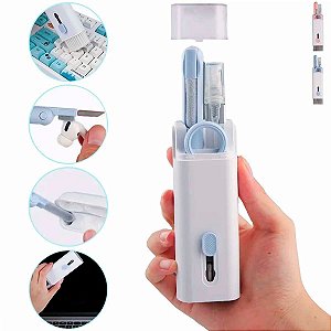 Kit de Limpeza 7x1 para AirPod Fone Sem Fio Celular Teclado Notebook