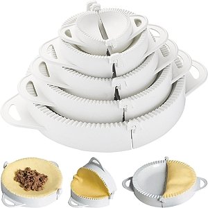 Kit 5 Formas Moldes de Tamanhos Variados para Fazer Pastel Risoles