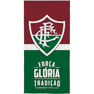 Toalha de Banho Time Fluminense 70x140cm Avelulado Licenciado Lepper
