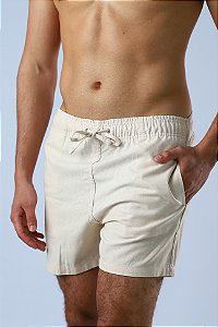 Short Linho Píer Areia