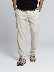 Calça Linho Areia