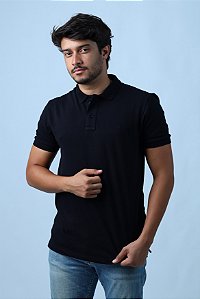 Camisa Polo Preta TST