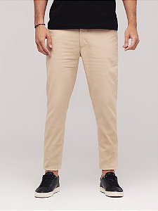 Calça Chino Bege