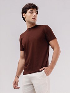 Camiseta LISA Flex Marrom Cacau