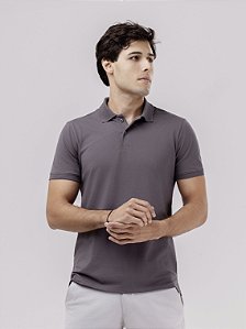 Camisa Polo Piquet Pima Grafite