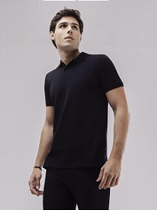 Camisa Polo Piquet Pima Preta