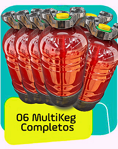 Kit Multkeg 06 Unidades 30L Completo