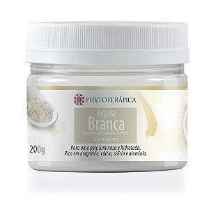 Argila Branca em pó 200g - Phytoterápica