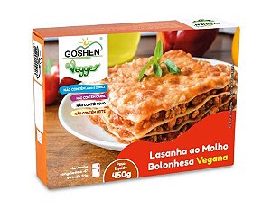 Lasanha Vegana ao Molho Bolonhesa de Soja 450g - Goshen