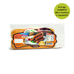 Linguiça Calabresa de Soja Vegana 300g - Goshen