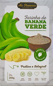 Farinha de Biomassa de Banana Verde 200g - La pianezza