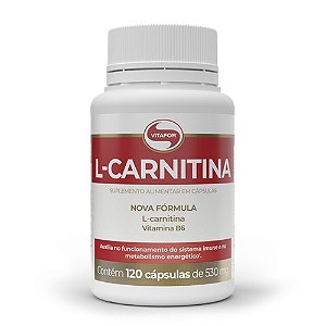 L-Carnitina 500mg 120 cápsulas - Vitafor