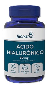 Ácido Hialurônico 80mg 30 cápsulas - Bionatus