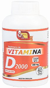 Vitamina D3 2000UI 60 cápsulas - Mosteiro Dévakan
