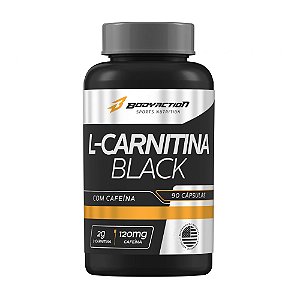 L-Carnitina Black 90 cápsulas - Bodyaction