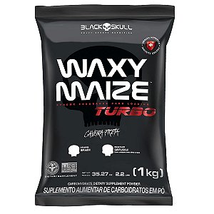 Waxy Maize Turbo 1kg Caveira Preta - Black Skull