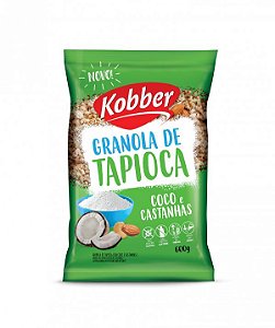 Granola de Tapioca Coco e Castanhas 600g - Kobber