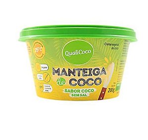 Manteiga de Coco sabor Manteiga 200g - Qualicoco