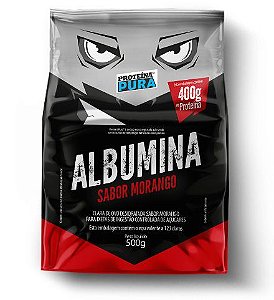 Albumina sabor Morango 500g - Proteína Pura