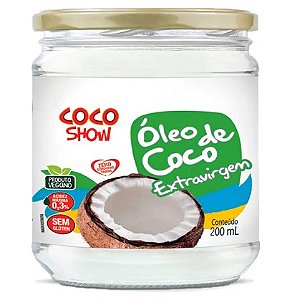 Óleo de Coco Extra Virgem 200ml - Coco Show