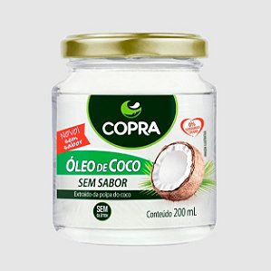 Óleo de Coco Sem Cheiro/Sabor 200ml - Copra