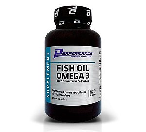 Fish Oil Óleo de Peixe Ômega 3 100 cápsulas - Performance