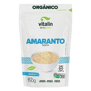 Amaranto em Flocos Integral Orgânico 150g - Vitalin