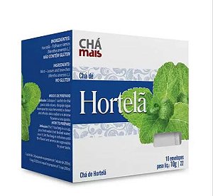 Chá de Hortelã 10 sachês - Chá Mais