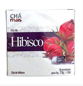Chá de Hibisco 10 sachês - Chá Mais