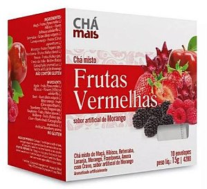 Chá Frutas Vermelhas 10 sachês - Chá Mais